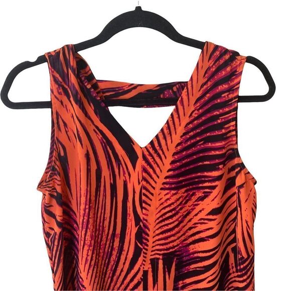 A.N.A Abstract Print Tank Blouse Sz S - Picture 2 of 7